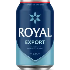 Royal Export dåse 33 cl. 24 stk. - Dåseøl