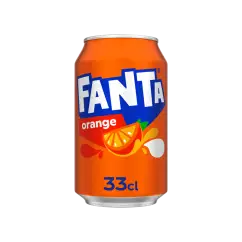 Fanta Orange Dåse 33 cl 24 stk - Sodavand