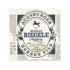 Riegele Augsburg Herren pils 30 ltr - Fadøl - Bestillingsvarer