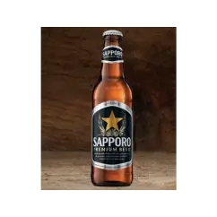 Sapporo 33 cl. 24 stk. - Flaskeøl