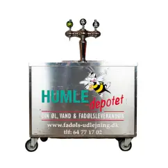 Fadølsbar med 3 haner (web) - Lej et fadølsanlæg