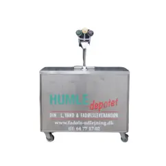 Fadølsbar m/3 haner (stål) (stål) - Lej et fadølsanlæg