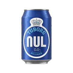 Tuborg 0,0% dåse 24 stk. 33 cl. - Øl: flasker/dåser