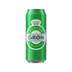 Tuborg Pilsner dåse 50 cl. 24 stk. - Øl: flasker/dåser