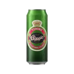 Tuborg Classic dåse 50 cl. 24 stk. - Dåseøl