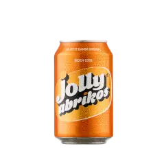 Jolly Abrikos dåse 33 cl. 18 stk. - Vand, Sodavand, Saft & Juice