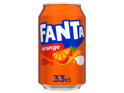 Fanta Orange dåse 33 cl. 24 stk. 