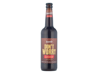 Svaneke Don't Worry Brown Ale, alkoholfri 33cl 18 stk.