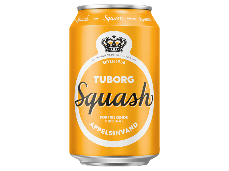 Tuborg Squash dåse 33 cl. 24 stk.