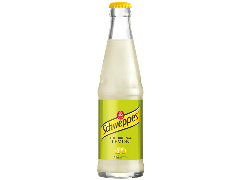 Schweppes Lemon 25 cl.Flasker 30 stk.