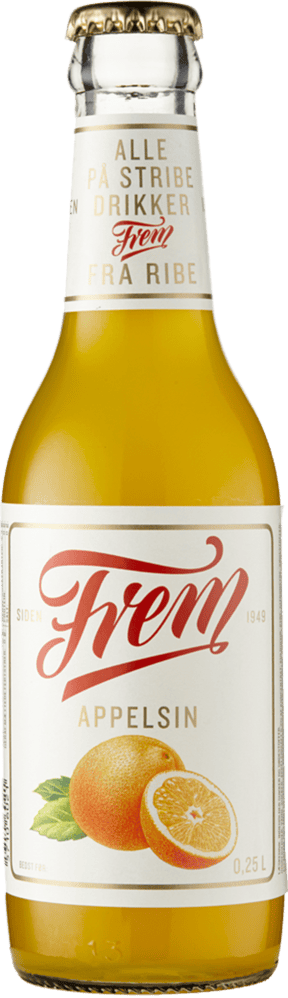 Frem Appelsin 25 cl. 24 stk.