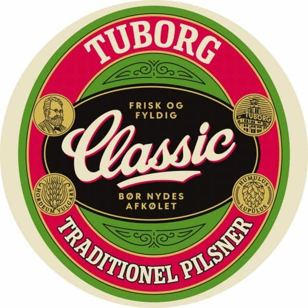 Tuborg Classic 25 ltr. stål