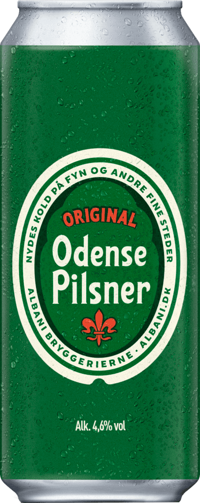Odense Pilsner dåse 50 cl. 24 stk.