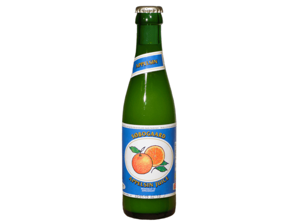 Søbogaard  Appelsin  øko 25 cl. 24 stk.