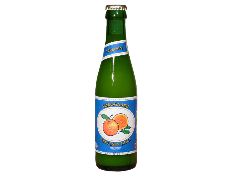 Søbogaard Appelsin øko 25 cl. 24 stk.