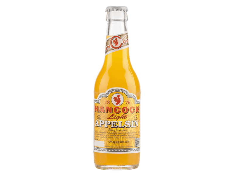 Hancock Appelsin Light 25 cl. 30 stk.