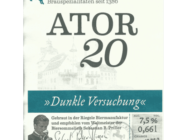 Riegele Ator (Strong lager), 20 ltr.