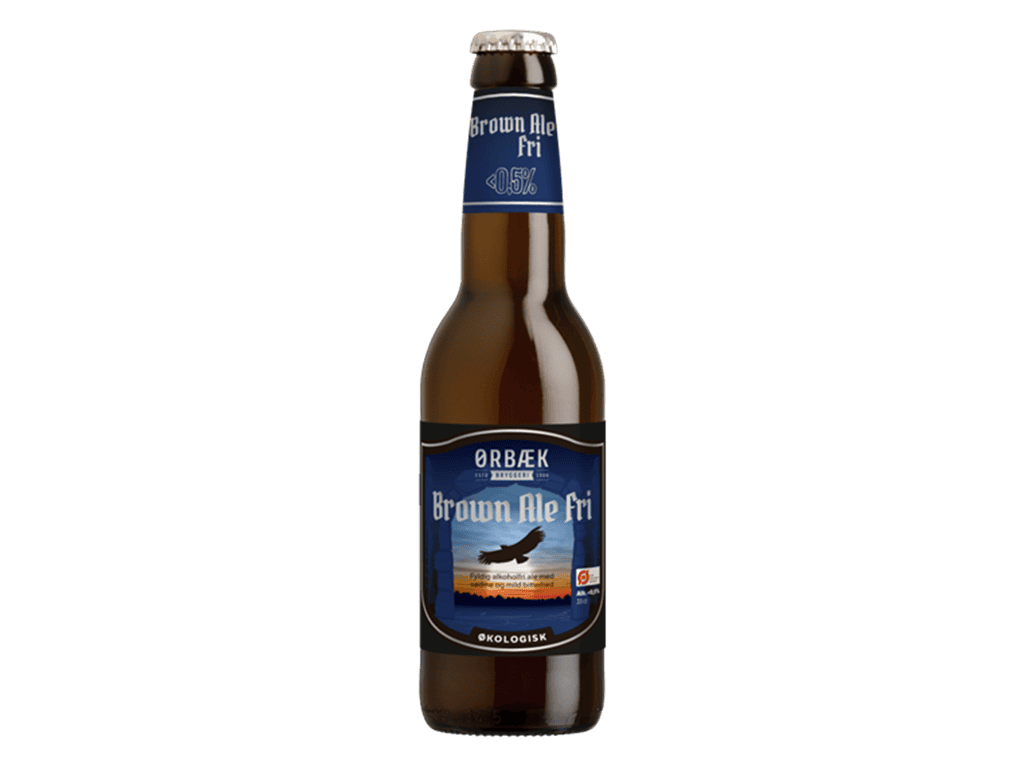 Øko ØB Brown ale Fri 0,5 % 33 cl 12 stk