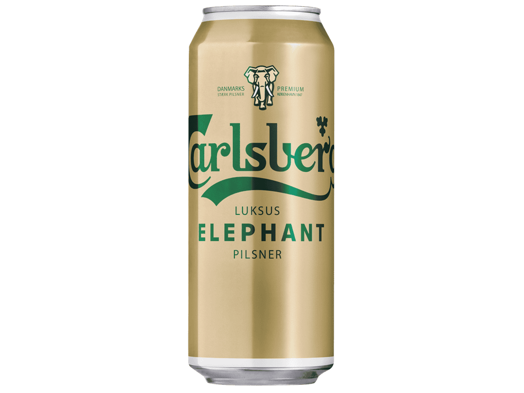 Carlsberg Elephant dåse 50 cl. 24 stk.