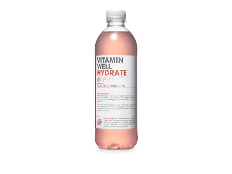 Vitamin Well Hydrate Jord/Rarb 50cl12stk