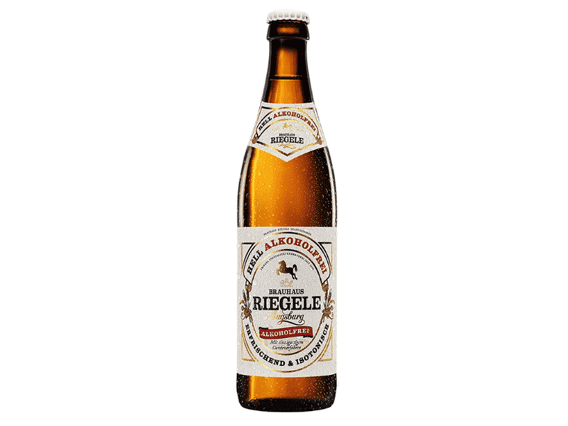 Riegele Hell Alkoholfri 50 cl. 20 stk.