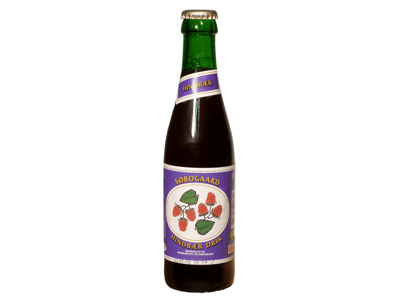 Søbogaard Hindbær øko 25 cl. 24 stk.