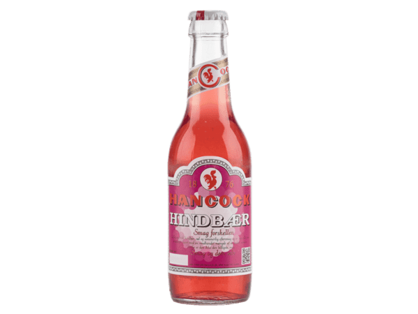 Hancock Hindbær Limonade 25 cl. 30 stk.