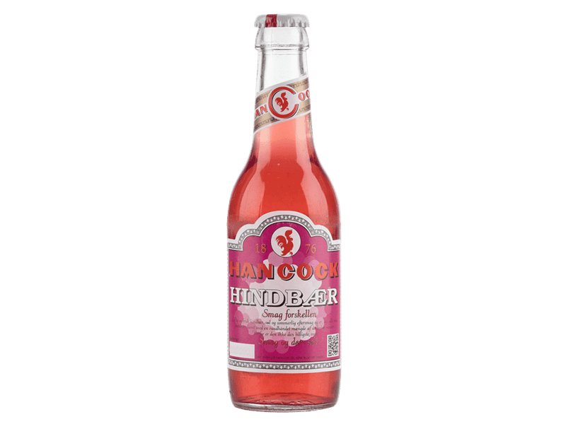 Hancock Hindbær Limonade 25 cl. 30 stk.