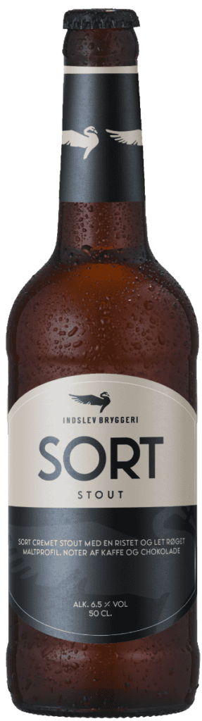 Indslev Sort 50 cl. 15 stk.