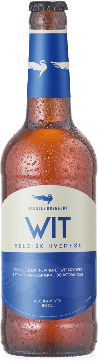 Indslev Wit 50 cl. 15 stk.