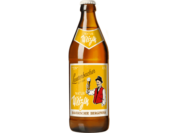 Lauterbacher NaturWeizen 20 stk  0,5 l.