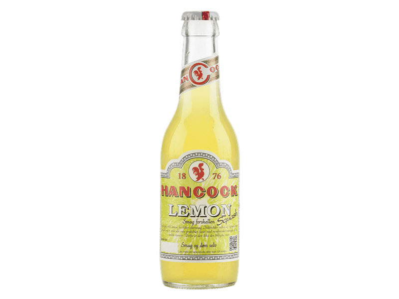 Hancock Lemon Squash 25 cl. 30 stk.