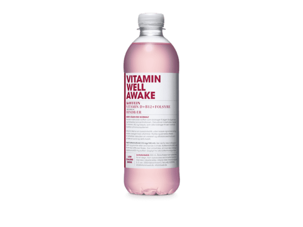Vitamin Well Awake, hindbær 50 cl./ 12 s