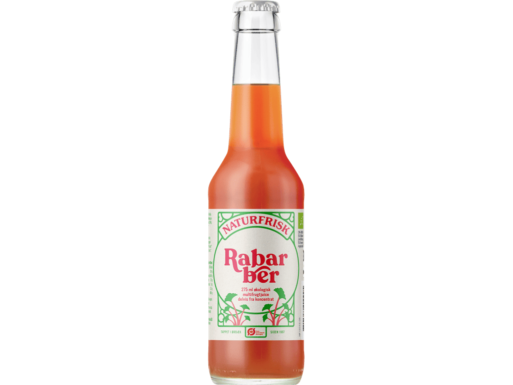 Ørbæk Rabarber øko 27,5 cl 20 stk