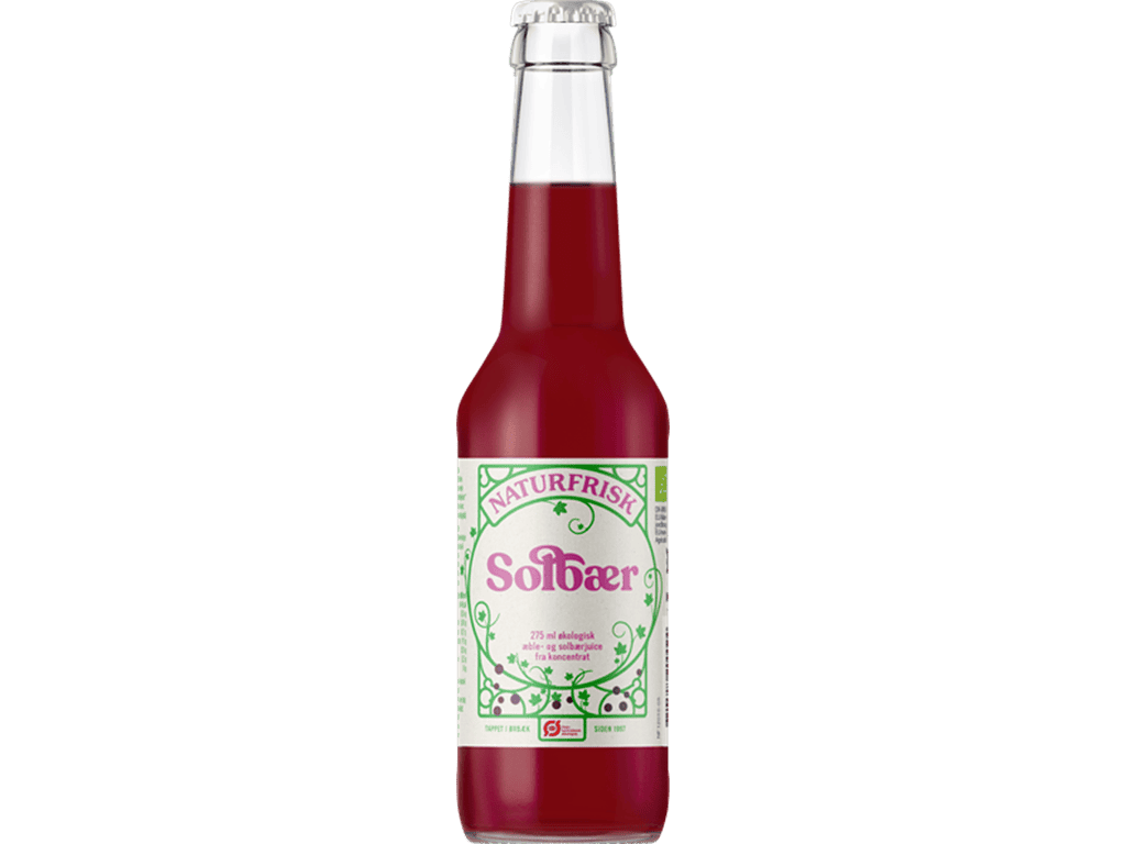 Ørbæk Solbær juice øko 27,5cl 20stk