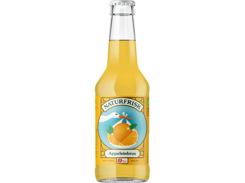 Ørbæk Appelsinbrus øko 25 cl 12 stk.