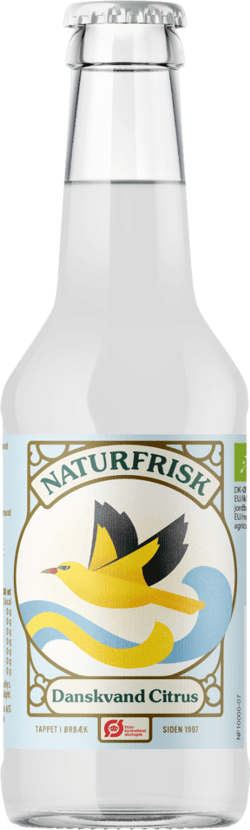 Naturfrisk DK-vand Citrus øko 25cl 12stk