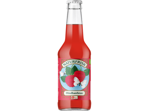 Ørbæk Hindbærbrus øko 25 cl. 12 stk.