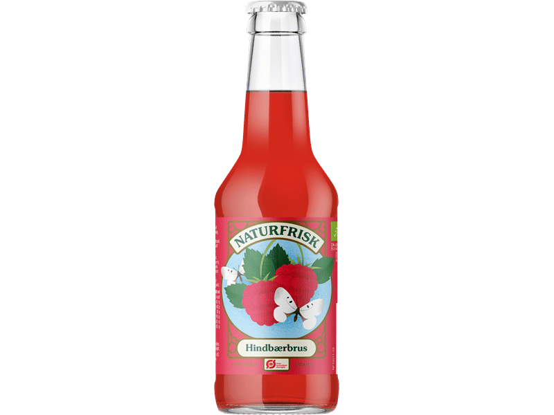 Ørbæk Hindbærbrus øko 25 cl. 12 stk.