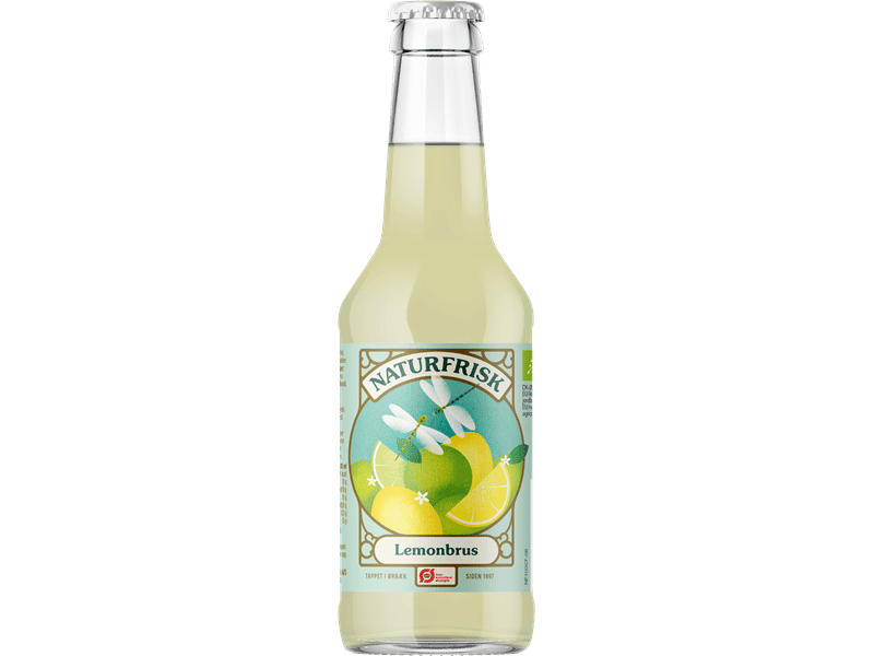 Ørbæk Lemon Brus øko 25 cl. 12 stk.