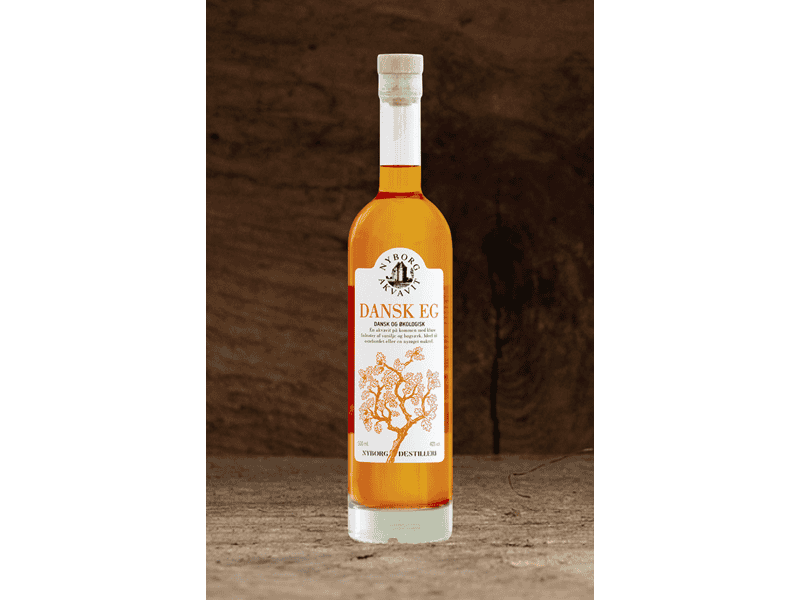 Nyborg ND akvavit dansk eg 50 cl. 1 stk.