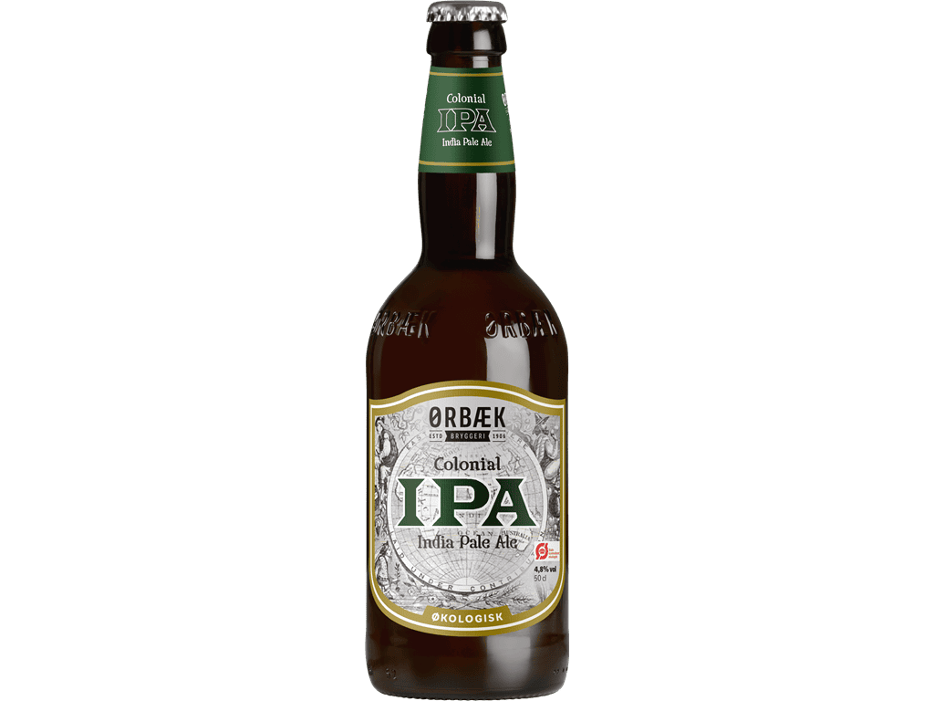 Ørbæk Colonial IPA øko 50 cl. 12 stk.