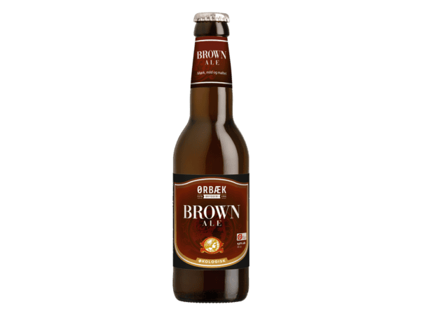 Ørbæk Brown Ale øko 33 cl. 12 stk.