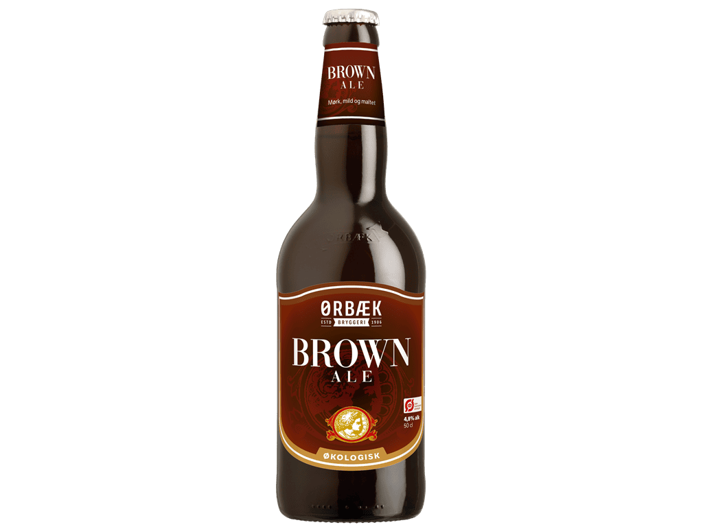 Ørbæk Brown Ale øko 50 cl. 12 stk.