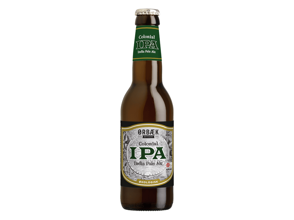 Ørbæk Colonial IPA øko 33 cl. 12 stk.