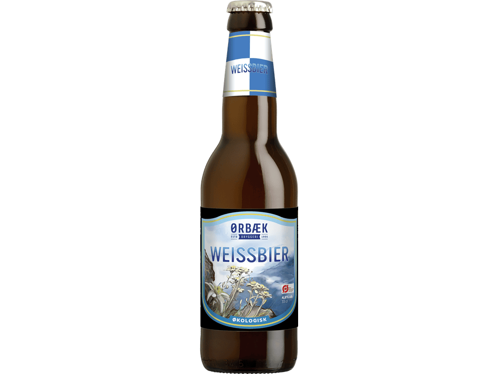 Ørbæk Weiss Bier øko 33 cl. 12 stk.