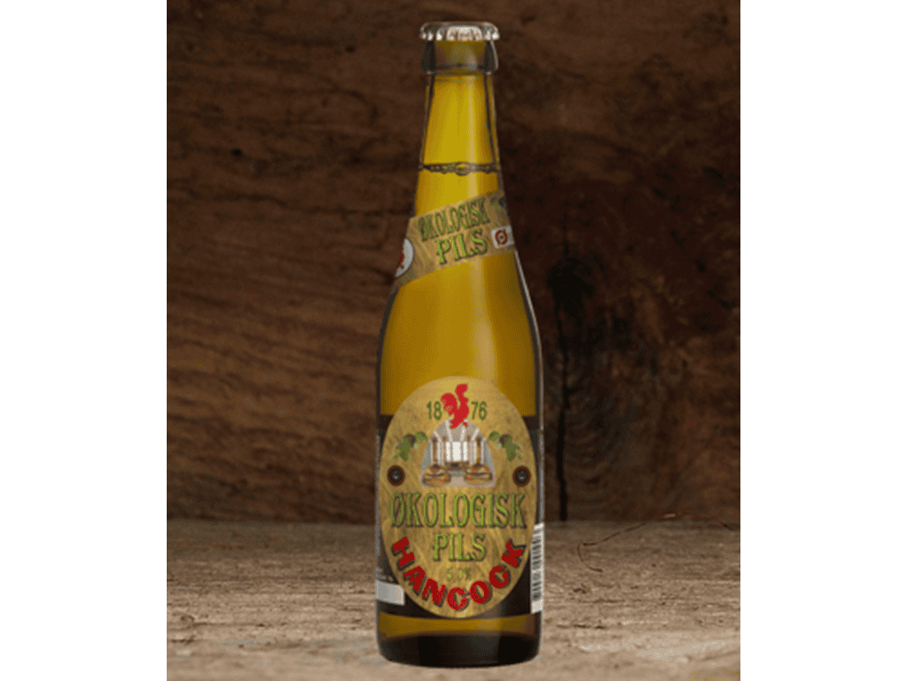 Hancock Økologisk Pilsner 33 cl. 30 stk.