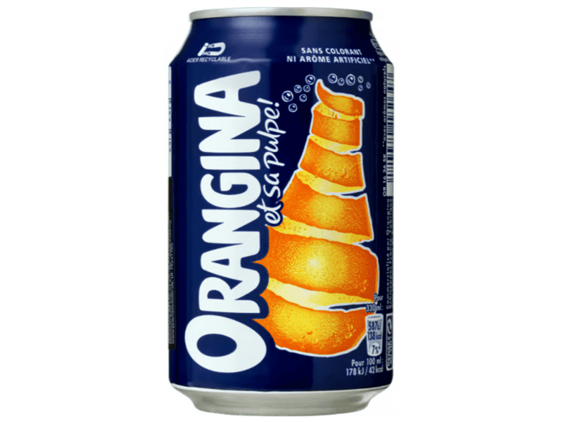 Orangina Appelsin, dåse 24 stk. 33 cl.