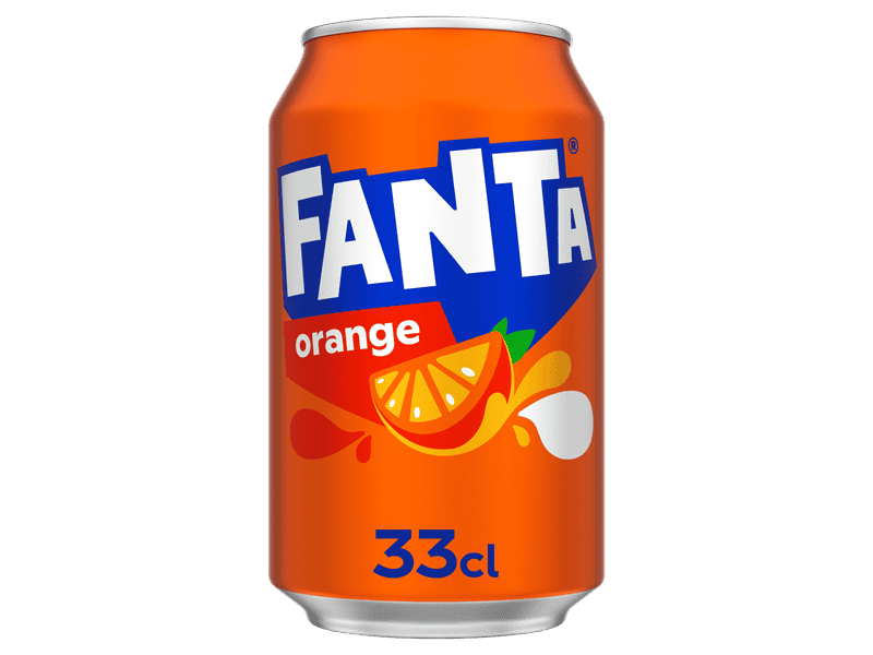 Fanta Orange Dåse 33 cl 24 stk