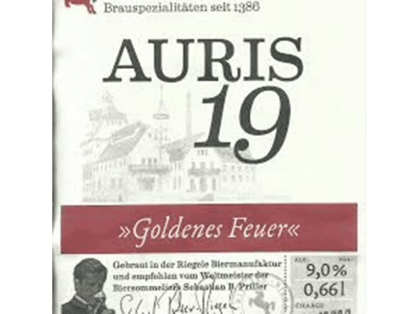 Riegele Auris Speziator, 20 ltr.